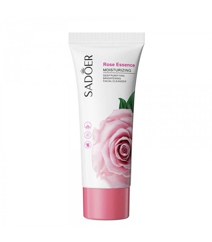 Limpiador Facial Con Esencia De Rosas Sadoer 100G