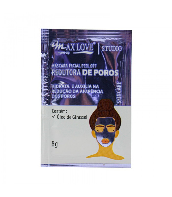 Mascarilla Facial Peel Off Reductor De Poros Max Love 8G