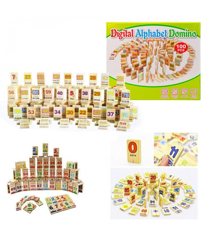 Juego Didactico Digital Alphabet Domino 100 Piezas
