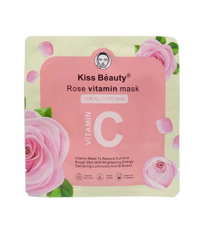 Mascarilla Facial Kiss Beauty Con Vitamina C