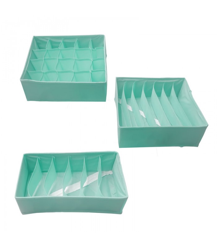 Kit Mini Organizador de Gavetas 3 Piezas