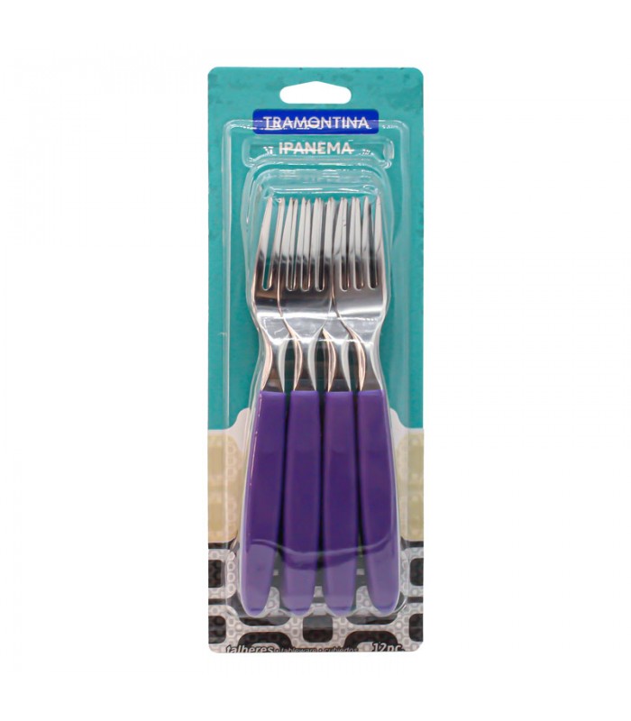 Tenedor Tramontina Ipanema Set de 12 Piezas - Lila