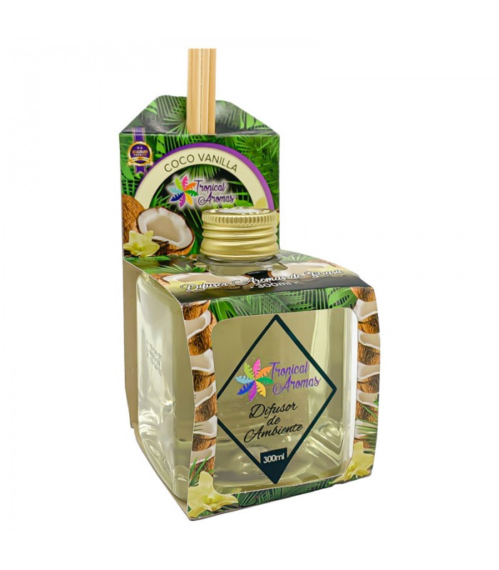 Aromatizante De Ambiente Difusor Tropical Coco Vainilla 300ml