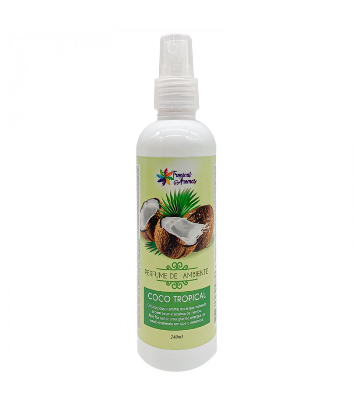 Perfume De Ambiente Aromatizante Coco Tropical 240ml