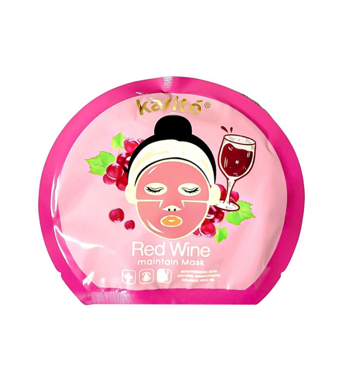 Mascarilla Facial Hidratante Red Wine Karite