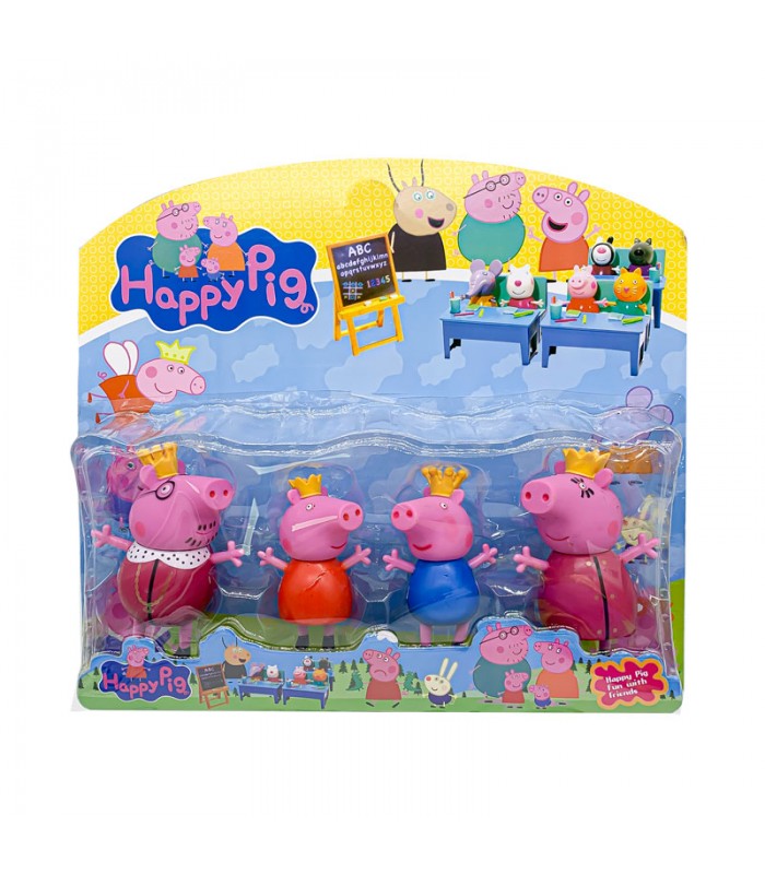 Cart Juguete Happy Peppa Pig 4 Piezas
