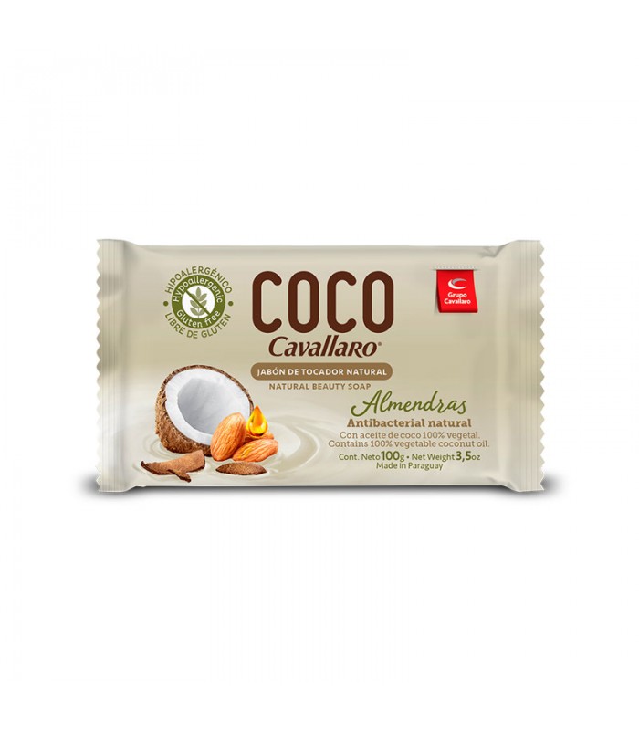 Jabon De Coco Antibacterial En Pan Cavallaro 100g 0210