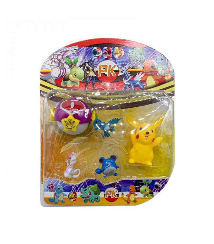 Cart Juguete de Pikachu Personajes Variados