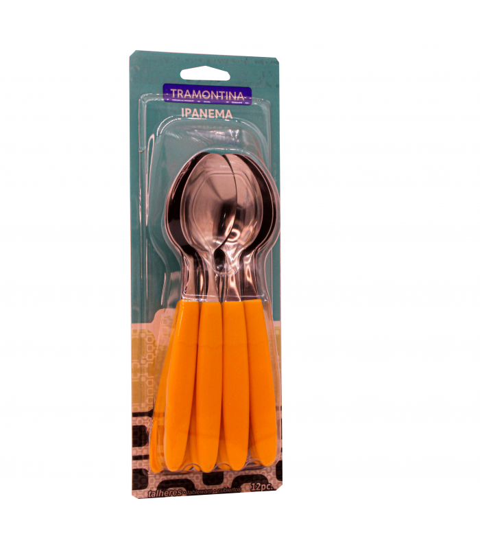 Cuchara Tramontina Mango Naranja