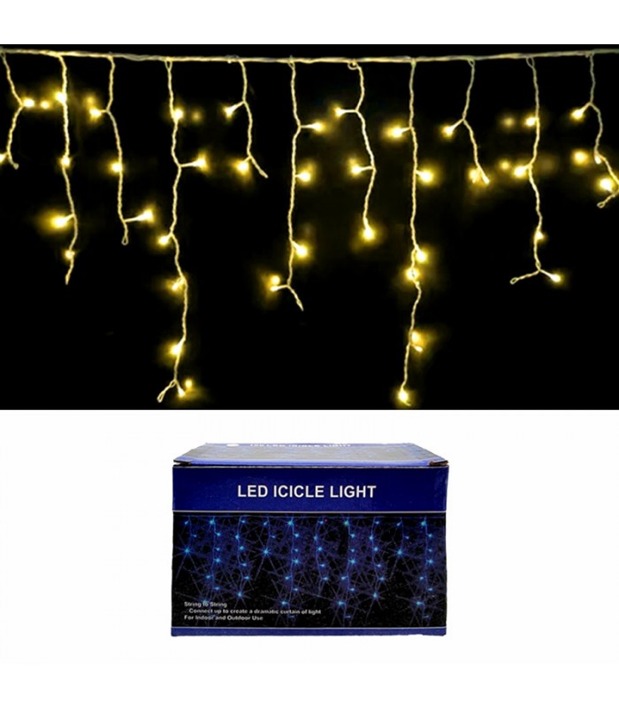 Pisca Pisca Navideña Lluvia 100 LED 4 Metros