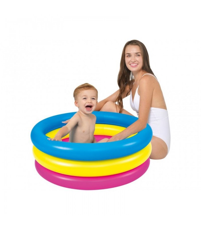 Piscina Para Bebés 3 Aros Jilong 76cm