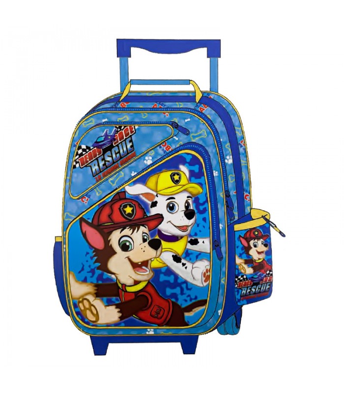 Mochila Escolar con Rueditas Paw Patrol