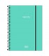 Cuaderno Universitario Tilibra Neon 80 Hojas - TURQUESA