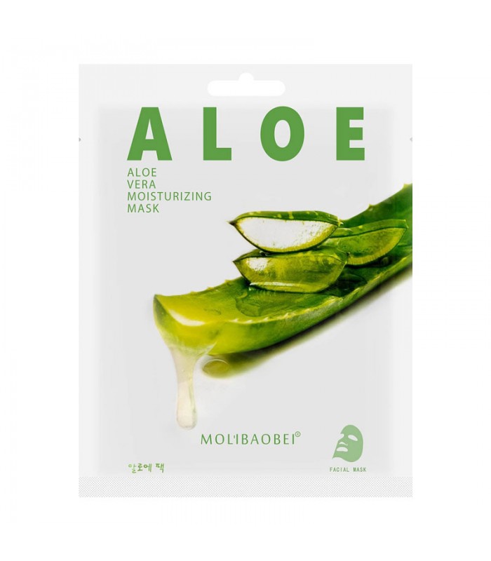 Mascarilla Facial de Aloe Vera Mol'baobei