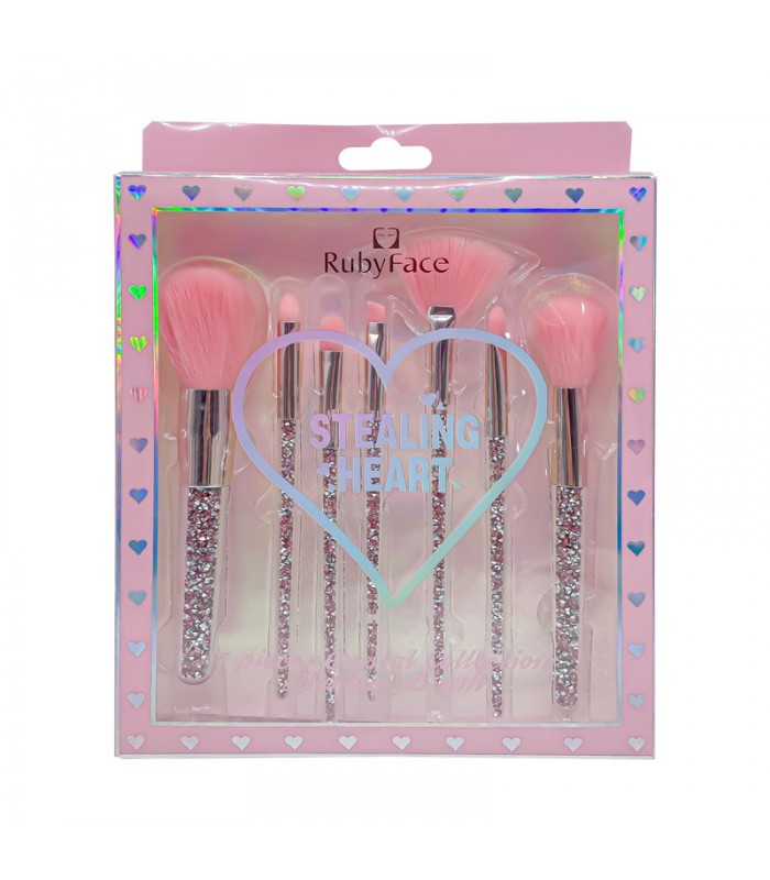 Kit de Pincel Para Maquillaje Ruby Face 7 Piezas