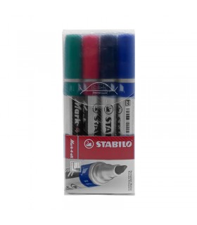 STABILO Swing Cool - Resaltador en tono pastel, estuche de 4 unidades,  colores variados