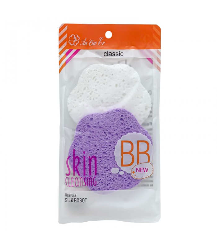 Esponja Facial Exfoliante 2 Piezas