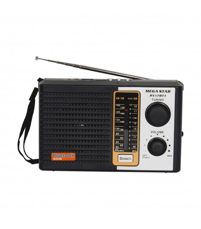 Radio Bluetooth USB TF Card Mega Star