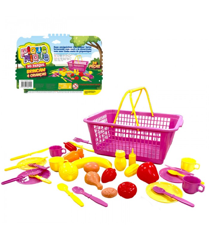 Canasta Para Picnic de Juguete Homeplay