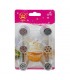 Pico Para Decoracion de Tortas 6 Piezas