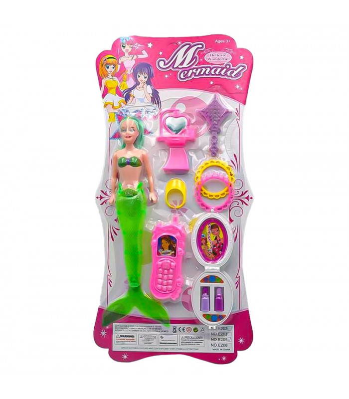 Muñeca de Sirena My Mermaid con Accesorios
