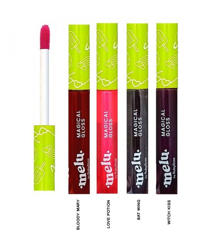 Gloss Labial Magico Melu Ruby Rose - Variado