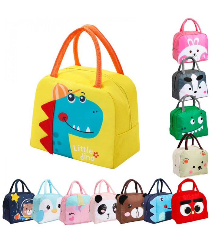 Bolsa Termica Para Comida 23x19cm - Diseños Variados