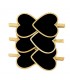 Mini Pizarras De MDF Diseño Corazon 6 Piezas