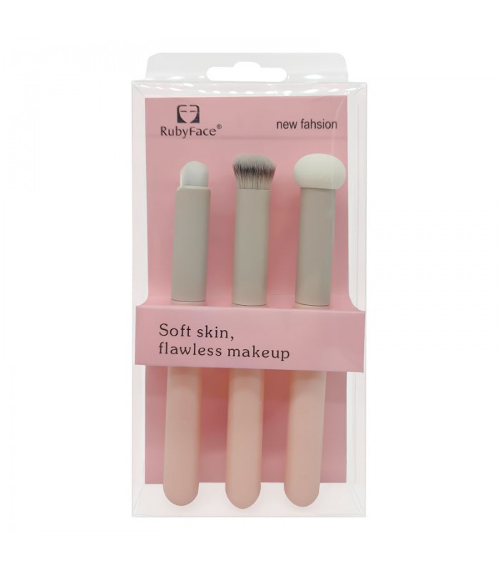 Kit de Pinceles Ruby Face 3 Unidades