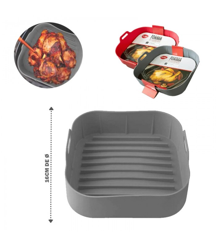 Molde de Silicona Para Freidora - Cuadrado