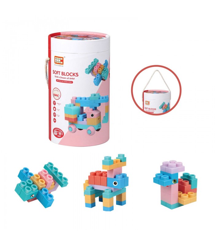 Bloques de Construccion Soft Blocks 45 Piezas