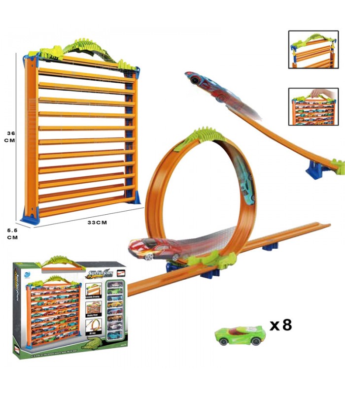 Pista de Autos & Display Stand Surfurius