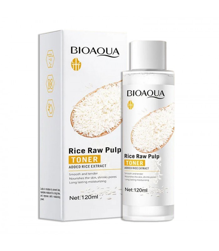 Locion Facial de Arroz Bioaqua 120ml