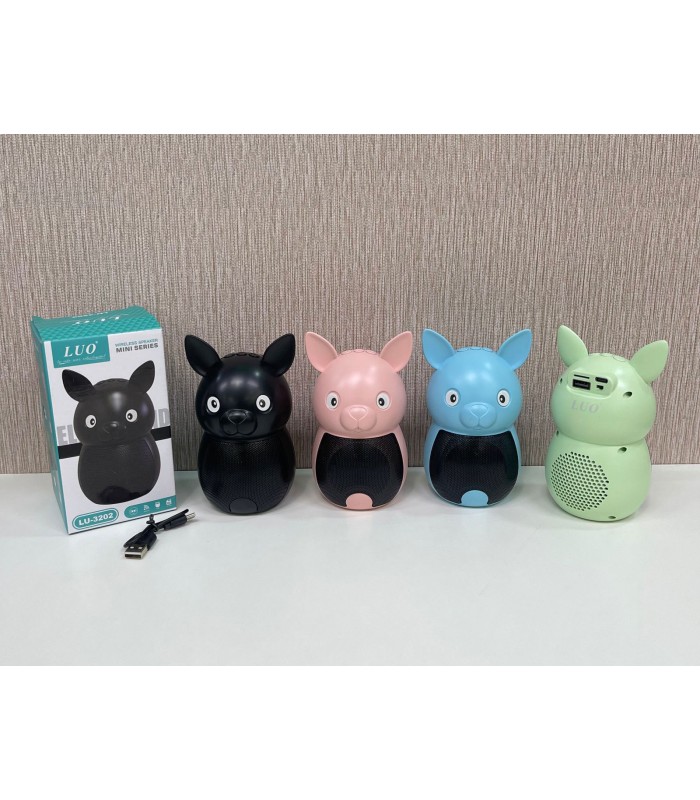 Mini Speaker LUO Diseño de Perrito - Colorido