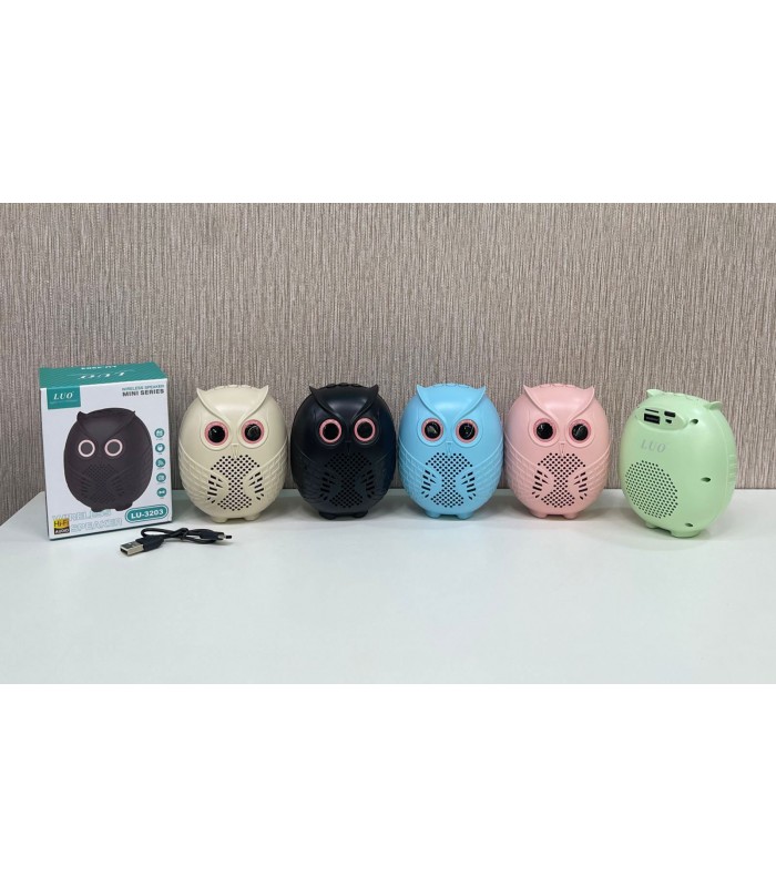 Mini Speaker Diseño de Lechuza LUO - Colorido