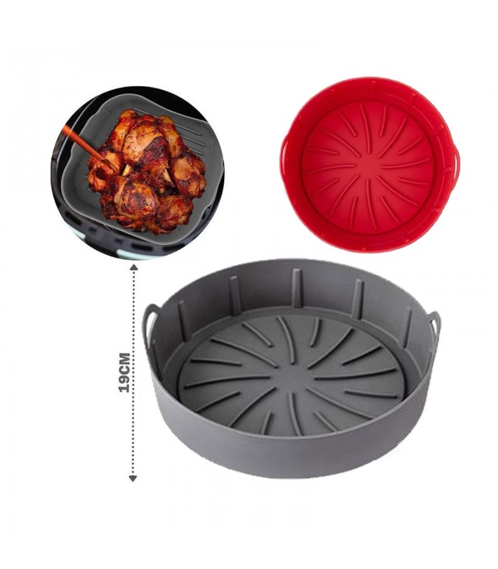 Molde de Silicona Para Freidora 19cm - Redondo