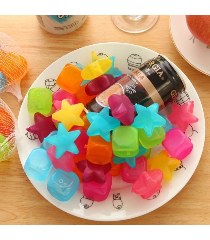 Cubo Falso De Hielo Colorido Para Congelar - Variado