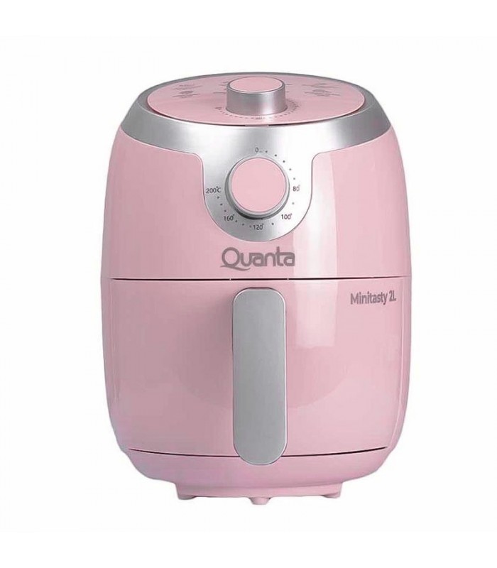Freidora Electrica de 2 Litros Rosa Quanta