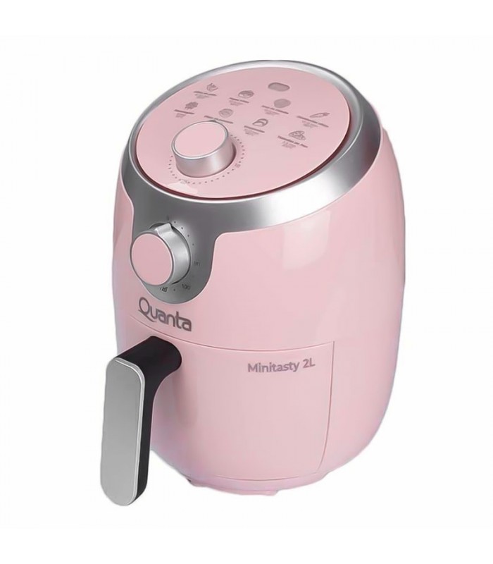 Freidora Electrica de 2 Litros Rosa Quanta