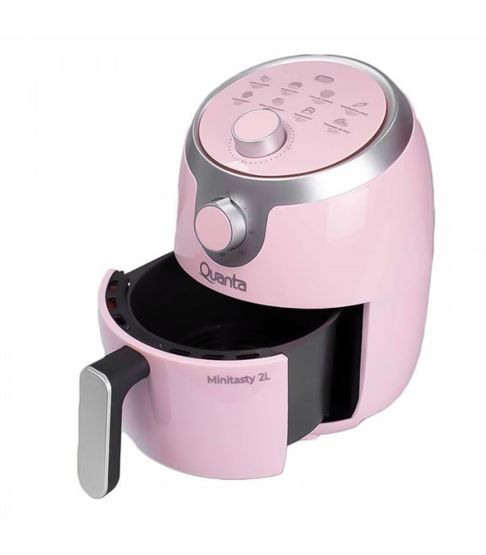 Freidora Electrica de 2 Litros Rosa Quanta