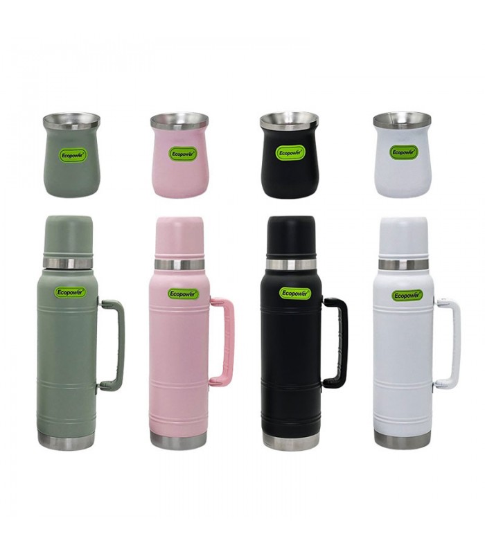 Kit Termo con Guampa 1300ML Ecopower