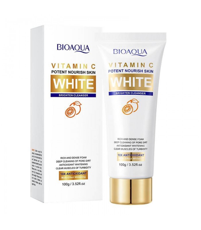 Limpiador Facial White de Vitamina C Bioaqua