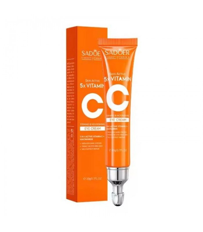 Contorno de Ojos de Vitamina C 5X Sadoer 20G