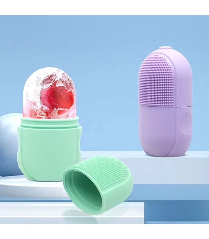 Rodillo de Silicona Para Hielo Masajeador Facial