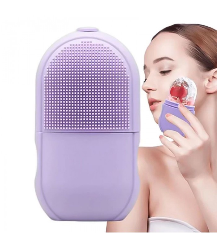 Rodillo de Silicona Para Hielo Masajeador Facial