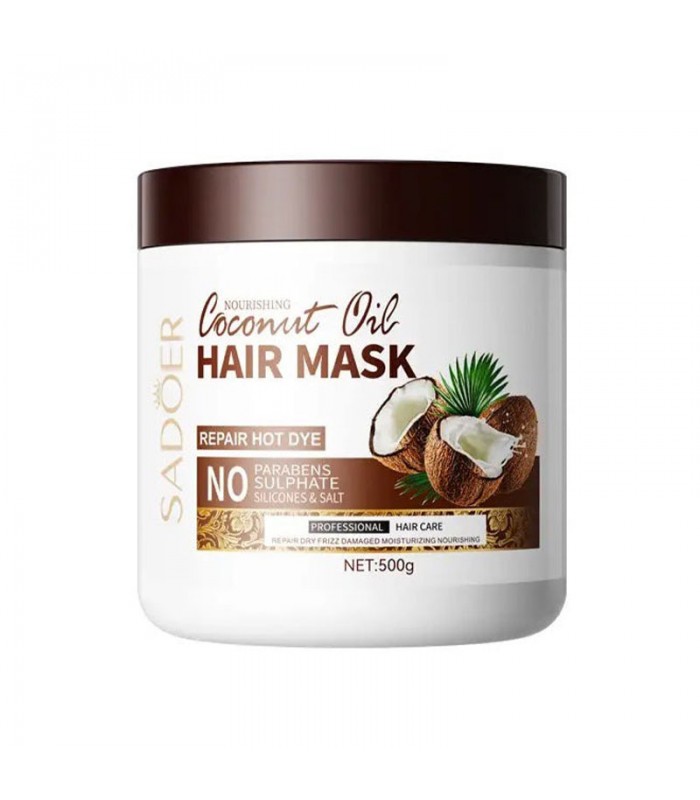 Mascara Capilar Coconut Oil Sadoer de 500G