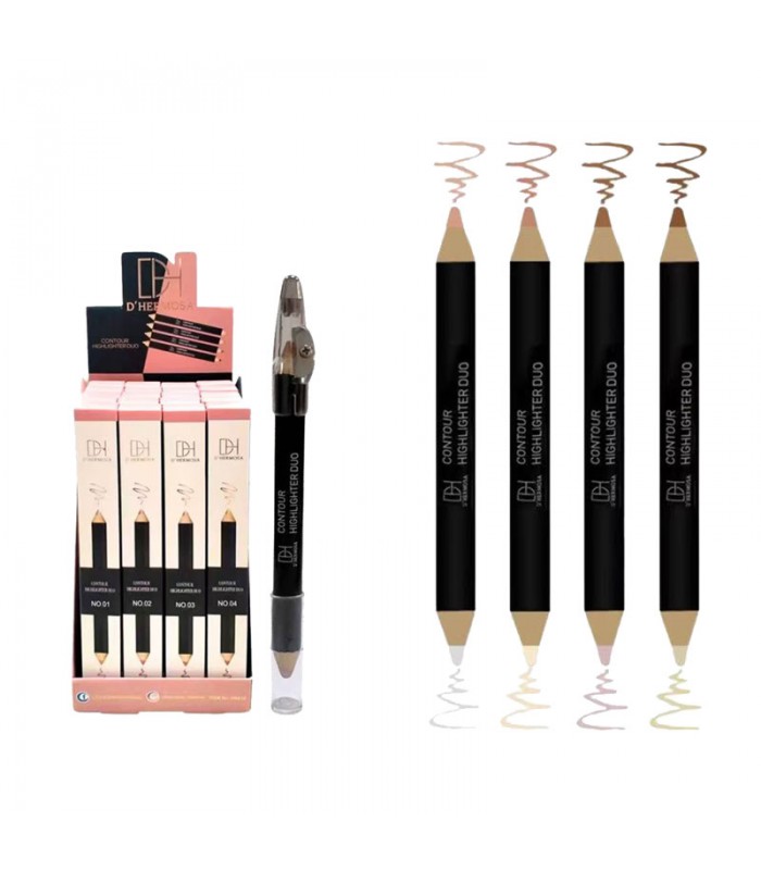 Contorno e Iluminador en Lapiz 2EN1 Dhermosa