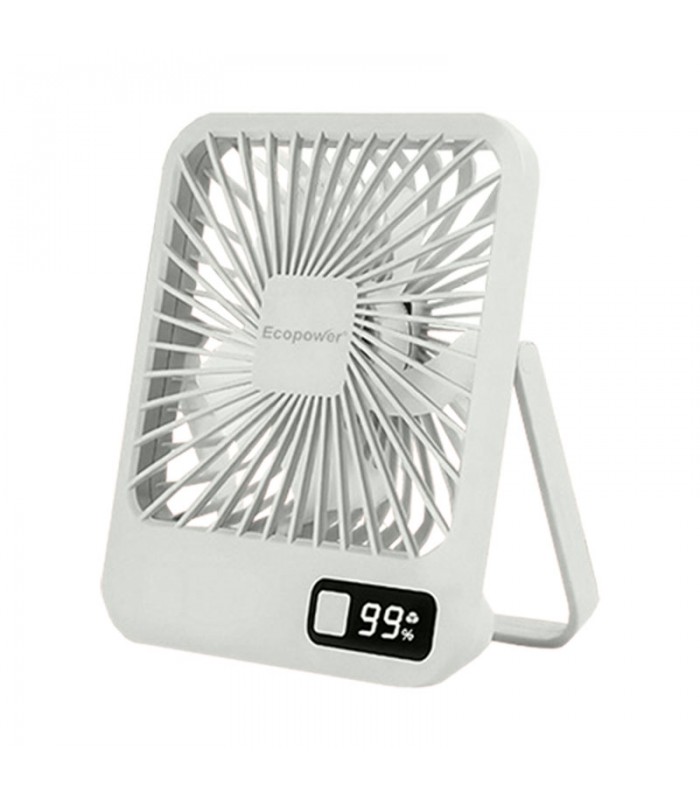 Mini Ventilador Ecopower con Pantalla Display