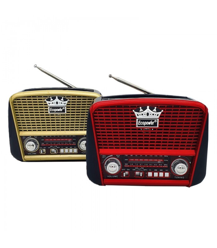 Radio Ecopower FM/AM/USB/SD/Bluetooh 3V