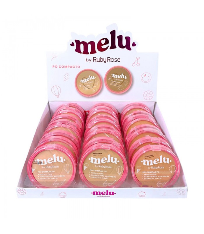 Polvo Compacto Melu Ruby Rose
